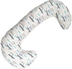 Wikids ölelő párna 2 oldalas HUZAT - Szürke / Menta autós