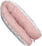 Wikids szoptatós párna HUZAT 180cm 2 oldalas - Erdei állatos/Púder