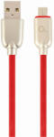 Cablexpert CC-USB2R-AMMBM-2M-R USB kábel USB 2.0 USB A Micro-USB B 0, 48 Gbit/s Vörös (CC-USB2R-AMMBM-2M-R)