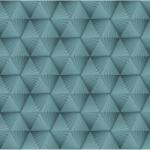 DEGRETS Tapéta DEGRETS 1526 Papír, Geksa 3D, Türkiz, Méret: 0.53m x 10.05m = 5.3 m2 (1526)