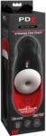 PDX Elite Fap-O-Matic Pro White/Black Maszturbátor here stimulátorral