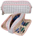  Triple foldable pencil case - checkered Maaleo24514