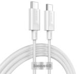 Baseus Кабел Baseus Xiaobai Series 100W USB-C Cable (CATSW-I02), от USB C(м) към USB C(м), 1.5m, 100W, бял (CATSW-I02 / 47247)