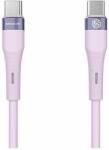 Nillkin Кабел Nillkin Flowspeed Silicon, от USB C(м) към USB C(м), 1m, 60W, розов (NLK1399)