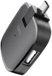 hoco. USB Хъб Hoco HB11, 3 порта, от USB Type-C към 3x USB 2.0 Type-A, 480 Mbps, черен (HB11 / 49411)