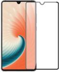 PREMIUM Протектор от закалено стъкло /Tempered Glass/, Premium, за Huawei Mate 20, извит, черна рамка (37949)