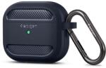 Spigen Защитен калъф Spigen Rugged Armor Case, за Apple Airpods 3, Термополиуретанов, удароустойчив с карабинер, тъмносив (ASD01980)