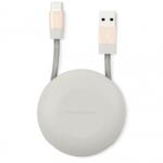 Vonmahlen Кабел Vonmahlen E070P0003, от USB-A(м) към USB-C(м), 1m, розово злато (E070P0003)