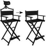  Aluminum Makeup Chair with Headrest