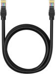 Baseus Мрежов кръгъл кабел Baseus RJ45, Cat. 5, 1, 5 м B00133206111-02 - черен (B00133206111-02_VZ)