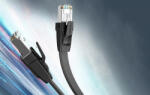 UGREEN Мрежов кабел Ugreen NW134 70672 Cat 8 U/FTP плосък RJ45 Pure Copper 2м - черен (70672_VZ)