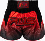 Venum Pantaloni scurți de antrenament pentru bărbați Venum x RWS 2.0 Muay Thai black/red