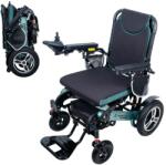  Elektromos kerekesszék inSPORTline Hawkie Basic II 500W, lábtartó, kartámasz, elektromágneses fék, 6 km/h zöld