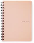 PASTELINi Spirálfüzet vonalas PASTELINI A/5 60 lapos barack (8-800) - vectraline
