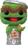 Funko Figurină Funko POP! Television: 123 Sesame Street - Oscar the Grouch (Flocked) (Special Edition) #1793 (107324) Figurina