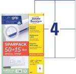Avery Zweckform Etikett, univerzális, 105x148 mm, AVERY ZWECKFORM, "Sparpack", 260 etikett/csomag (AY6601) - jatekotthon