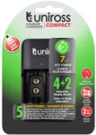 Uniross akkumulátor töltő AA/AAA/9V védelemmel (UCU009)