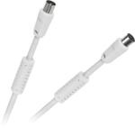 Inne Fehér TV-Videó kábel, szögletes/szöglettel 2, 0 m (KPO3970-2)