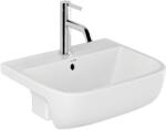 Kludi Resa mosdótál 42x35 cm négyszögletes süllyesztett fehér fényes 57W0243 (57W0243)