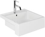 Kludi Resa mosdótál 46x46 cm négyzet süllyesztett fehér fényes 57W0143 (57W0143)