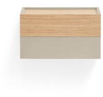 Teulat Bézs-natúr színű éjjeliszekrény tölgyfa dekorral Otto - Teulat - bonami - 65 187 Ft