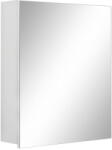 Støraa Wisla fehér fali fürdőszobai szekrény tükörrel, 60 x 70 cm - Støraa
