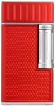 Colibri Julius szivar öngyújtó, dupla lánggal, piros és króm színű (C-LI221C26)
