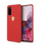 Ferrari Hardcase, piros/vörös, Samsung Galaxy S20 G980, szilikon tok (FESSIHCS62RE)