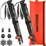 Graystone Összecsukható Túrabotok, állítható, túrázáshoz (Kije trekkingowe składane GTF2 Gray)