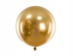 Party Deco Kerek lufi, 60cm, arany, latex