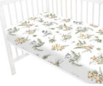  Baby Shop pamut, gumis lepedő 80*160 cm - Zöld szafari