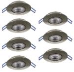 EGLO Gedrez matt nikkel LED mennyezetbe építhető lámpa szett (EG-300195) LED 7 izzós IP20 (300195)