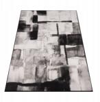 Toda-Carpets Szőnyeg 120X170 CM Szürke Nappaliba Csúszásgátló Divatos Modern Loft Bcf (2233A l.blue/ ivory 120x170)