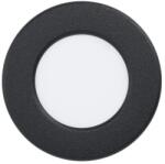 EGLO Fueva 6 fekete LED mennyezetbe építhető lámpa (EG-901412) LED 1 izzós IP44 (901412)