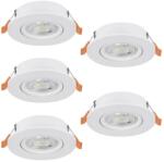 EGLO Barranco fehér LED mennyezetbe építhető lámpa (EG-902263) LED 5 izzós IP20 (902263)