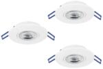 EGLO Gedrez fehér LED mennyezetbe építhető lámpa szett (EG-300184) LED 3 izzós IP20 (300184)