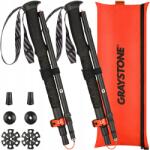 Graystone Összecsukható túrabotok, állítható, EVA markolat, 110-130cm, 7075 alumínium (5906022580146)