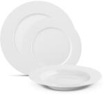 Gerlach Modern New White Étkező tányér készlet, 18 részes, 6 személyes