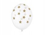 Party Deco Lufik, 30cm, csillagok, kristálytiszta, 50 db