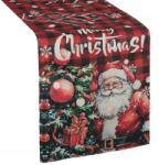 Eurofirany Ünnepi asztali futó, karácsonyi, Mikulás mintával, 33×183cm (472542)