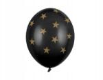 Party Deco Lufik, 30cm, Csillagok, Pasztell fekete, 50db