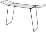 Brabantia HangOn Drying Rack Too ruhaszárító állvány, 22m szárítási hossz, integrált akasztó sín, 20kg teherbírás, összecsukható, acél, matt fekete - 232442 (232442) Ruhaszárító
