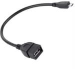 Cabletech Cablu adaptor OTG USB A mama la micro USB tata 20cm Cabletech (KPO2908) - pretexpert