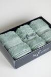 SOFT COTTON DELUXE kis törölközős ajándékcsomag, 3 db Menta szín / Mint