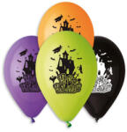  30 cm-es Halloween mintás lufi, többféle 10 db/cs - vegyesbolt