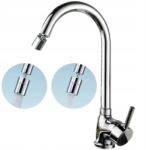 Maibang Kétfunkciós Álló Mosogató Konyhai Csaptelep Mozgatható Perlátorral, Íves Kivitel (K3056V2)