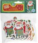 MOXY Dekorgumi, öntapadós karácsonyi figurák, kb. 25 db-os (800082) (RMS-800082)