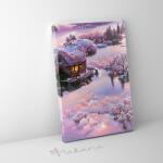 Makana Fagyos vidéki táj - Számfestő készlet, kerettel (40x50 cm)