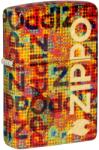 Zippo Brichetă Zippo 46386 Logo Pixel Design (46386) - ceasuri-pro Bricheta