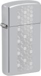 Zippo Brichetă Zippo 46270 Honeycomb Design Slim (46270) - ceasuri-pro Bricheta